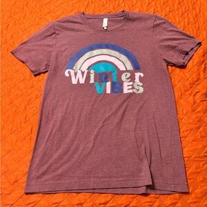 Bella Canvas Purple Graphic Tee